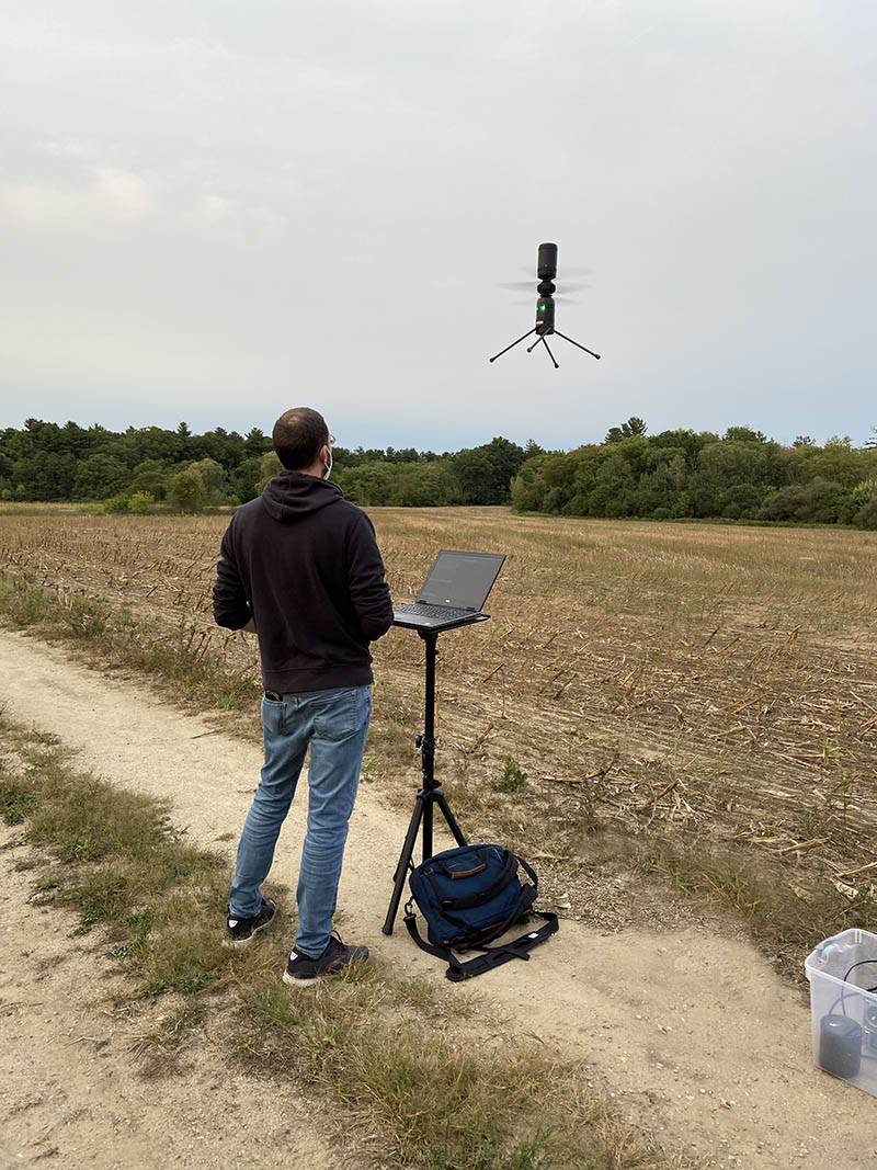 Spirit drone in flight 2